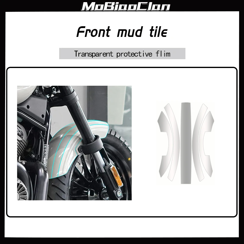 For BENDA BD 350 2025 Invisible Car Clothes Motorcycle Stickers Scratch Covers Stickers Film Stickers Modification Accessories