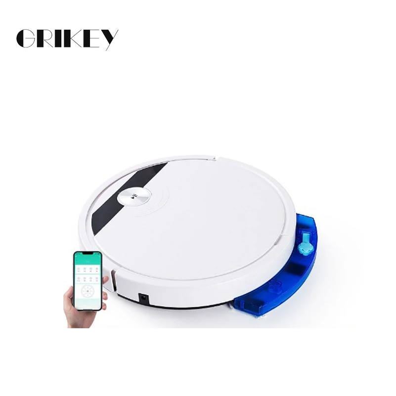 Robot Vacuum and Mop Combo Cleaner Slim Mopping Robotic Vacuum Cleaner with Water Tank for Hard Floor Wood Floor