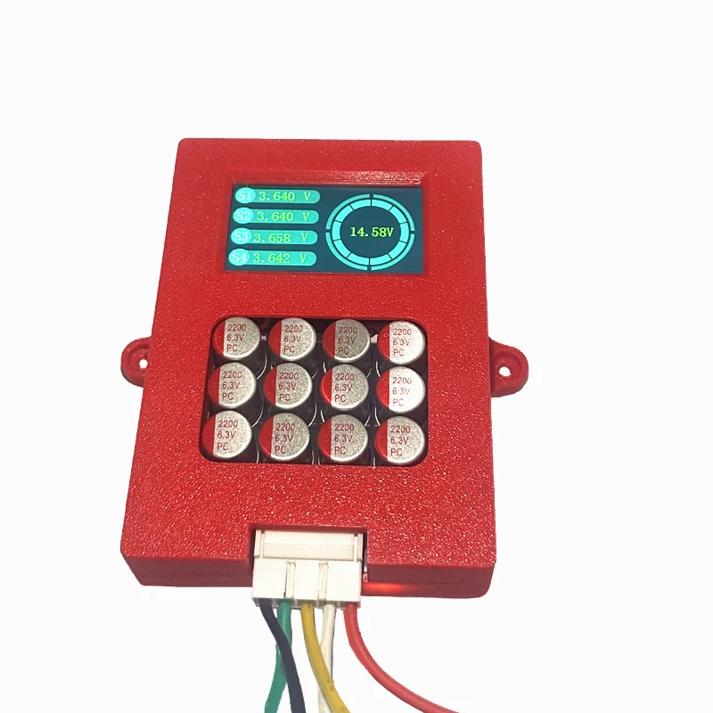 Heltec 4S 6S 8S Lithium/LiFePO4 Batterie Aktiver Equalizer Balancer Board Energiekondensator LTO Zellen Balancer mit LCD-Display
