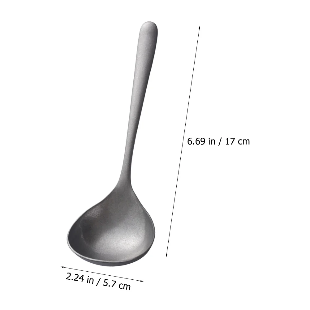 

1Set Stainless Steel Soup Ladle Skimmer Set Korean Retro Hot Pot Strainer Scoop Long Handle Cooking Kitchen Accessory