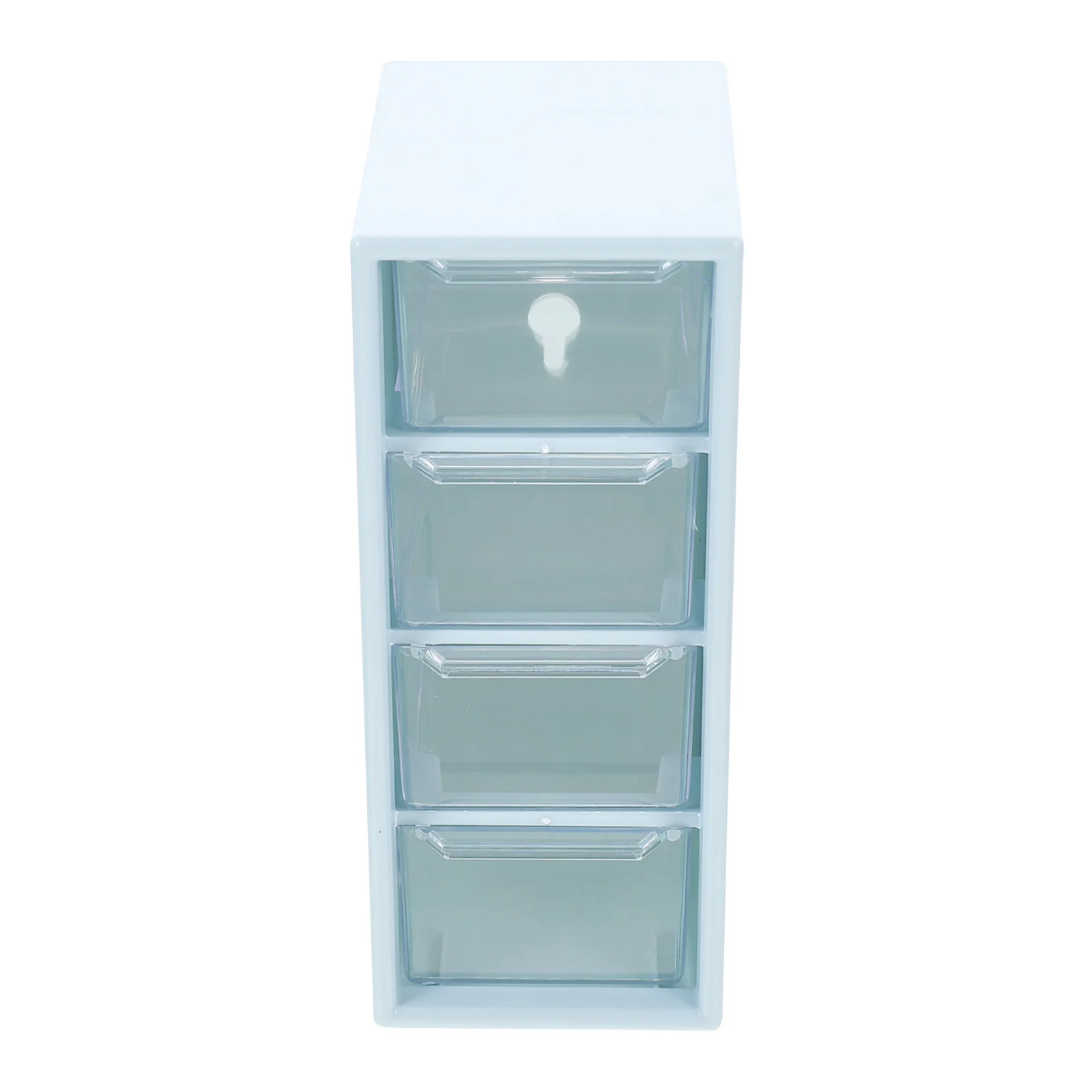 

1pc Drawer Type Storage Box Transparent Multi-Layer Plastic Organizer For Cosmetics Jewelry Keys Desktop Dormitory Container