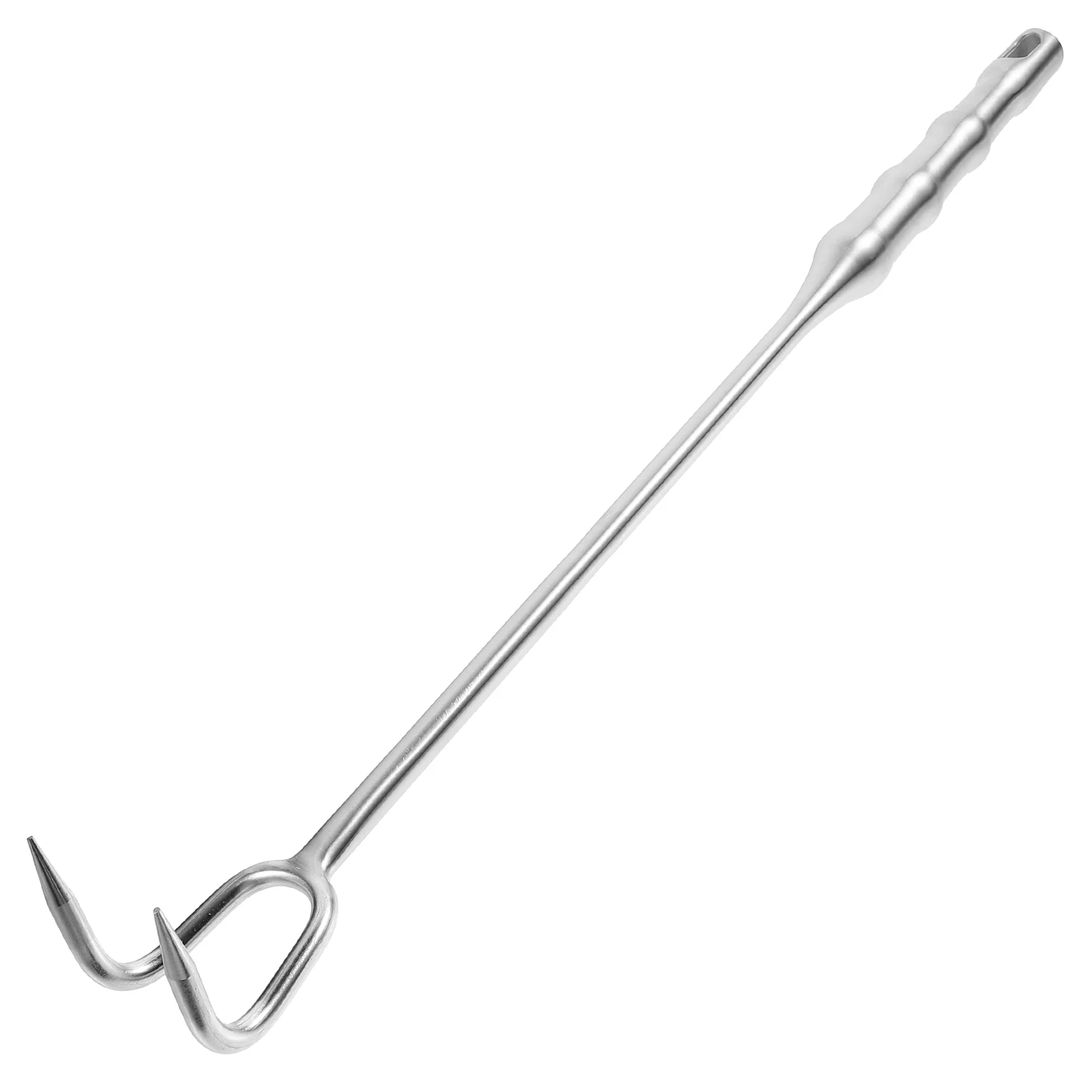 

Stainless Steel Meat Hook Slotted Turner Commercial BBQ Food Flipper Hooks Grill Accessories Butcher