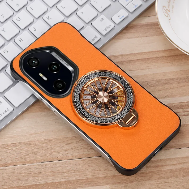 الدورية الجيروسكوب Magsafe حامل جراب هاتف لهواوي الشرف 300 200Pro لايت رقيقة جدا نمط جلدية فرملس غطاء وقائي