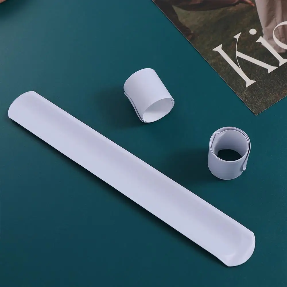 10 قطعة/الوحدة لوازم الحفلات DIY أساور صفعة فارغة اللوحة الأبيض صفعة معصمه الكتابة على الجدران البلاستيكية الأساور عيد الحب #6