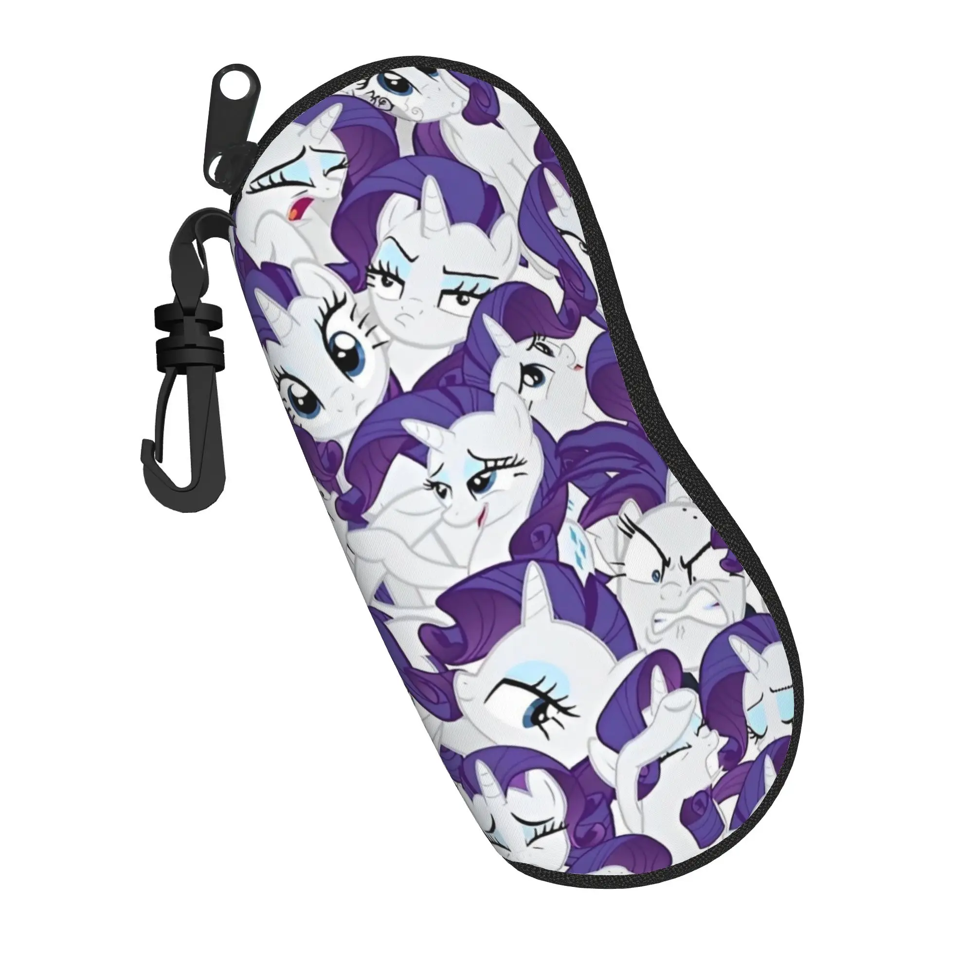 Little Unicorn Horse Glasses Case Unisex Printing Accessories Cartoon Eyewear Storage Box Anti-Pressure Eyeglasses Box
