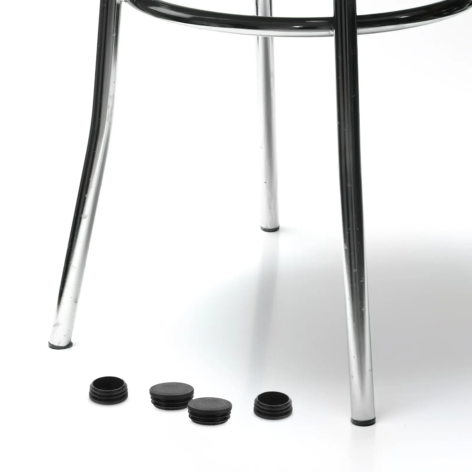 

50Pcs Plastic End Caps Furniture Leg Plug Insert Covers for Chair Leg Protectors Tubing Post End Cap Floor Protection