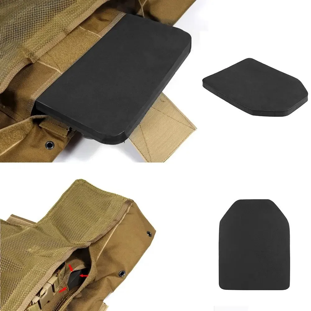 2Pcs Airsoft Tactical Vest EVA Plates For Body Armor Vests Insert Foam SAPI Shock Plate Hunting Paintball War Game Protective