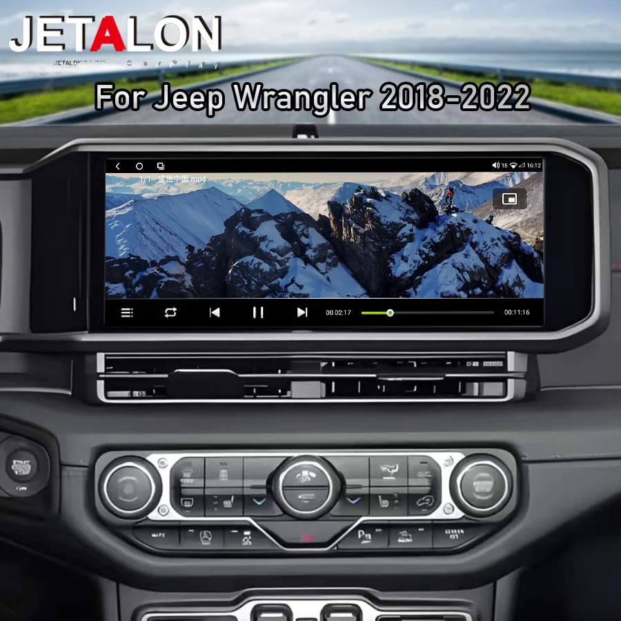 

15'' Screen For Jeep Wrangler 2018-2022 Android 13 Car Autoradio CarPlay Multimedia Video Player Car GPS Navi Stereo Car Radio
