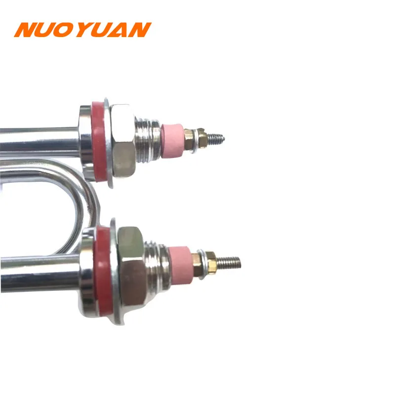 220V Heater Element Stainless Steel/Copper Immersion Water Boiler Heater Pipe Tubular Heating Resistor 2KW/2.5KW