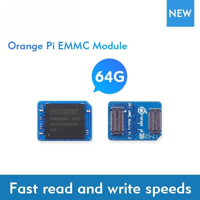 

Orange Pi 64GB EMMC Module for OPI 5 Plus Board with Fast Read and Write Speeds