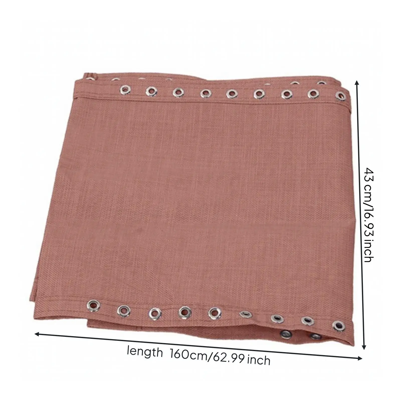 Recliner Garden Chair Replacement Mesh Panel for Folding Lounger Breathable Outdoor Seat Fabric with Sturdy Grommets