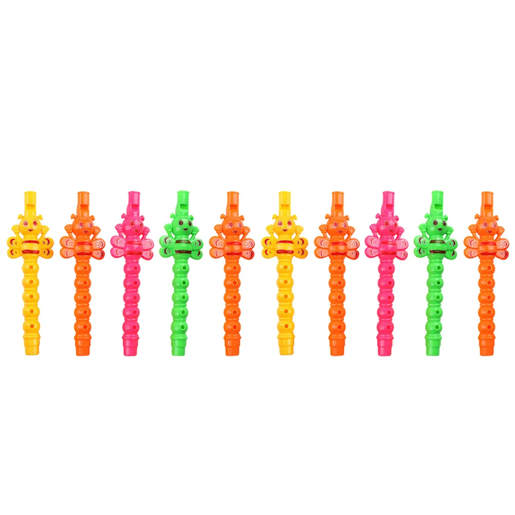 

25 Pcs Bee Flute Adults Clarinet Wind Instrument Children Beginner Practice Plastic Musical Toy Student 5-hole for