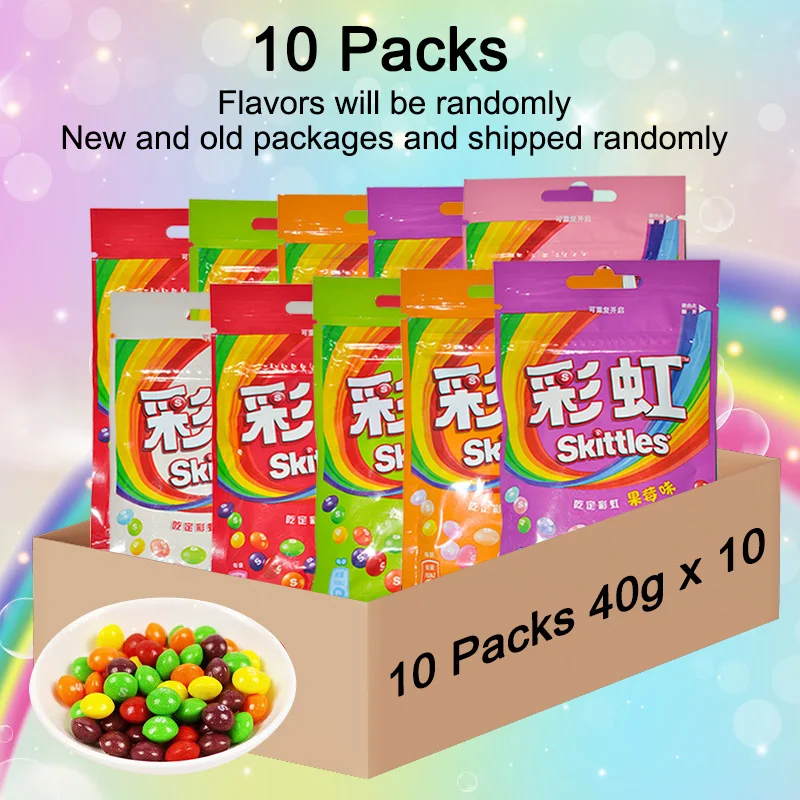 

Skittles Candy 1.41oz(40g)*10 Packs