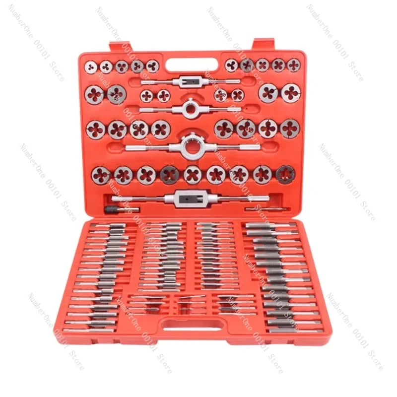 110 pieces of manual threading tool, combination set of tap and die