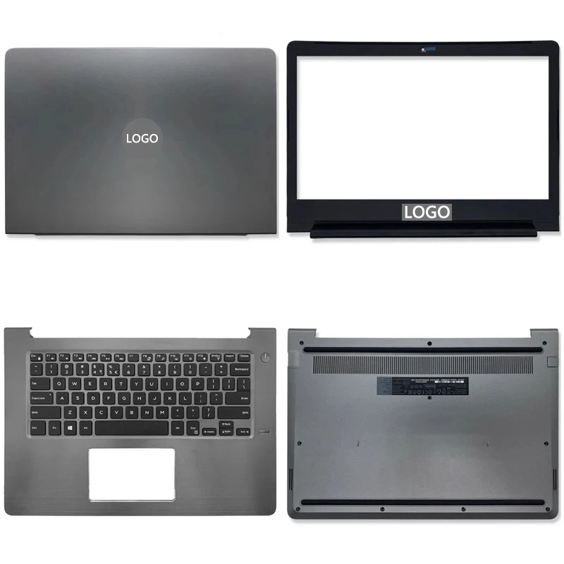 

NEW For Dell Vostro 14 5468 V5468 Laptop LCD Back Cover Front Bezel Upper Palmrest Bottom Base Case Keyboard Hinges