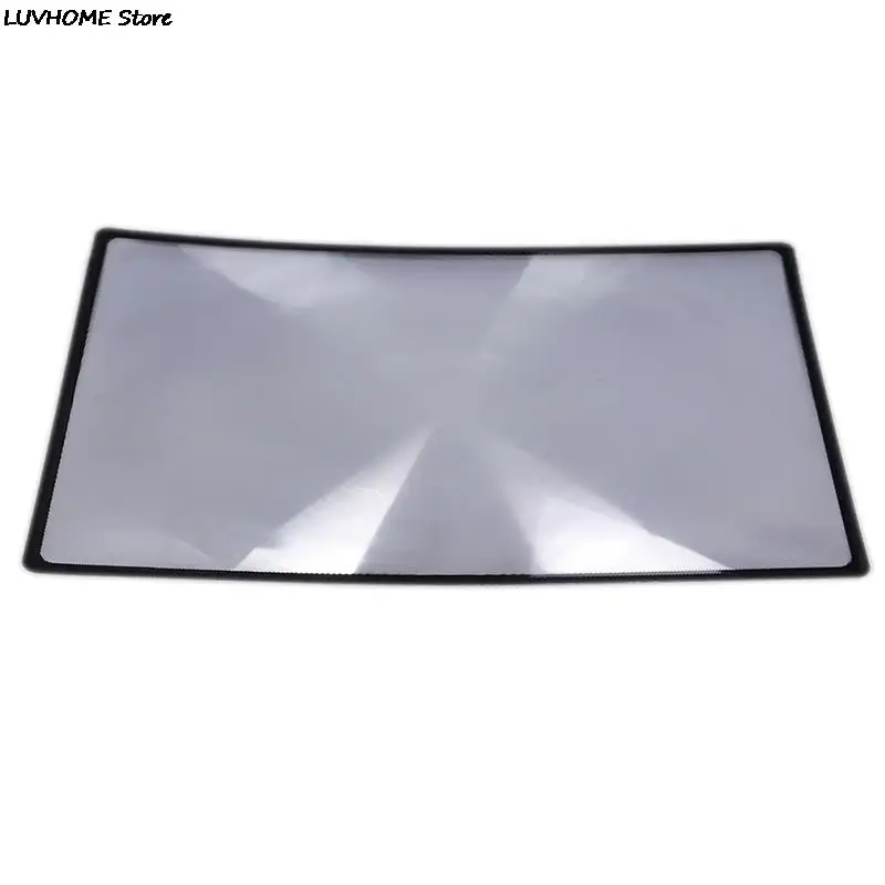 PVC Magnifier Sheet Magnifying Glass 180*120mm A5 Flat X3 Book Page Magnification Magnifying Reading Glass Lens Tool Parts