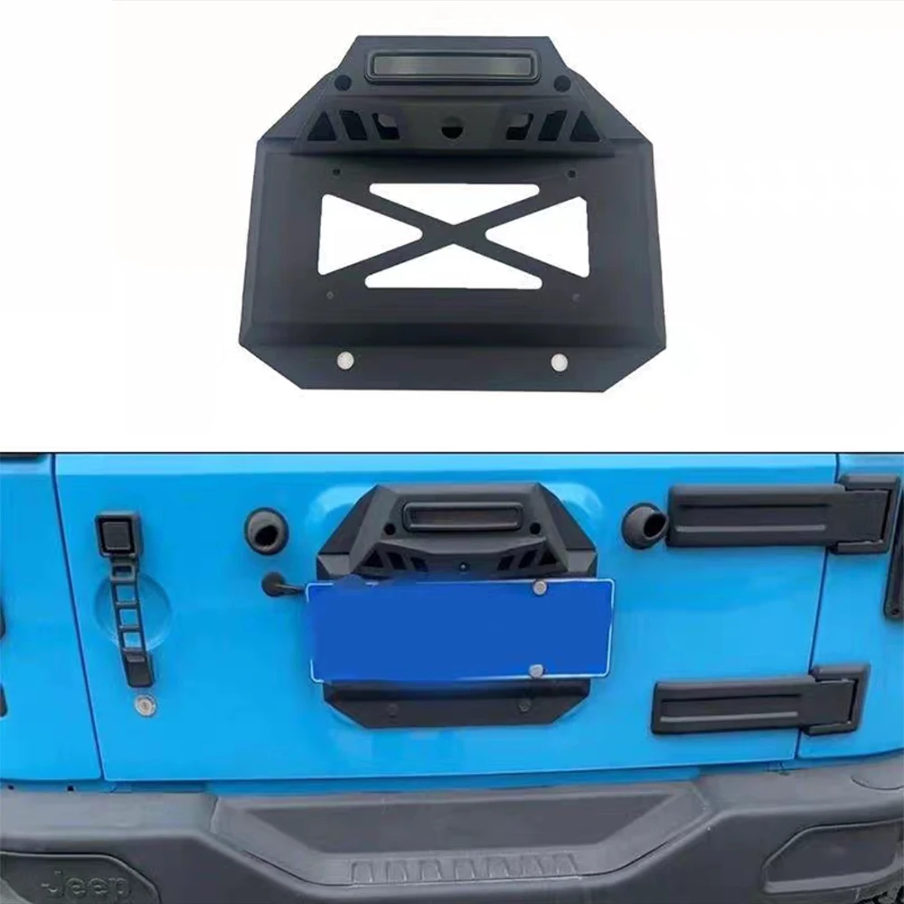 Lantsun JL1273 steel Tailgate License plate holder for jeep for wrangler JL 2018+