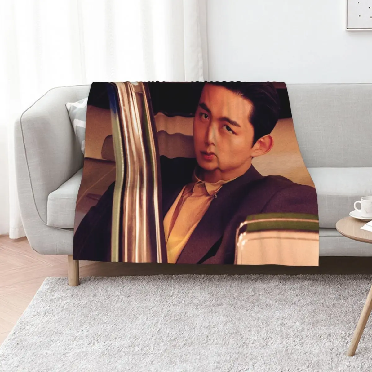 2PM With Me Again - TAECYEON Throw Blanket All Weather Soft Throw Blanket for Sofa