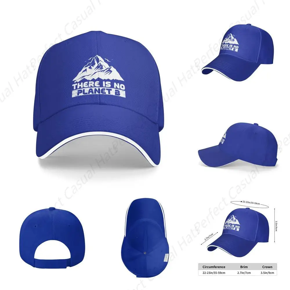 

High Quality Cap There Is No Planet B Printing Sandwich Caps Peaked Caps Trucker Hat Men Women Outdoor Sun Visor