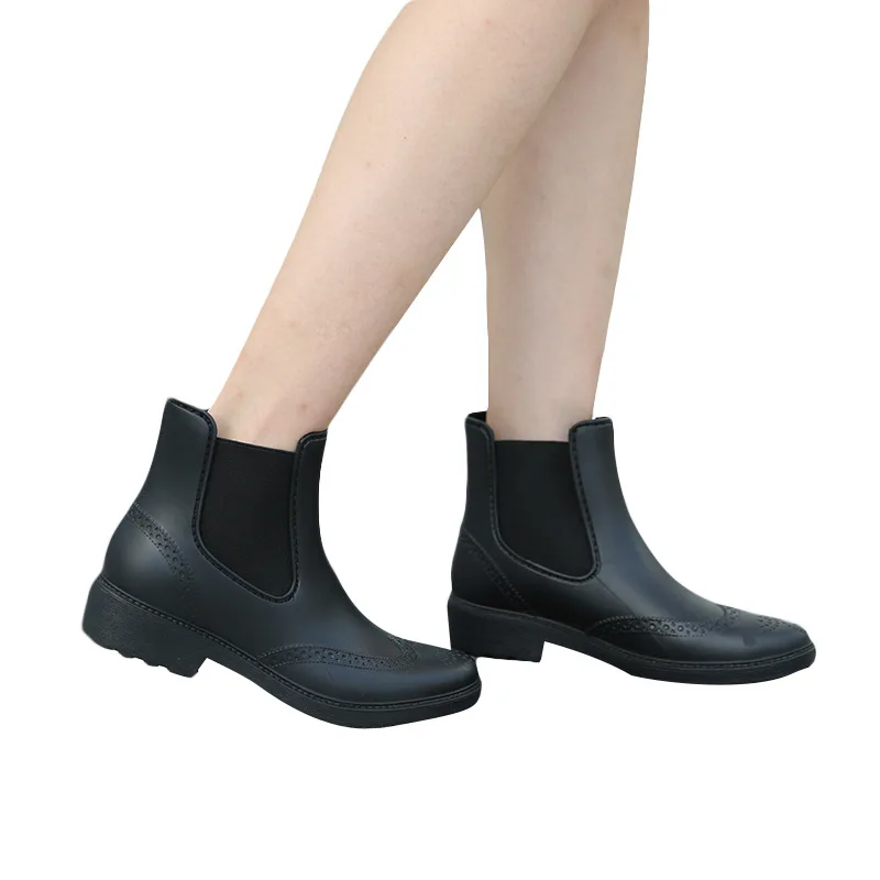 

Chelsea Fashion Rain Boots Women's Rubber Shoes Rain Boots Waterproof Women's Non-Slip Shoes