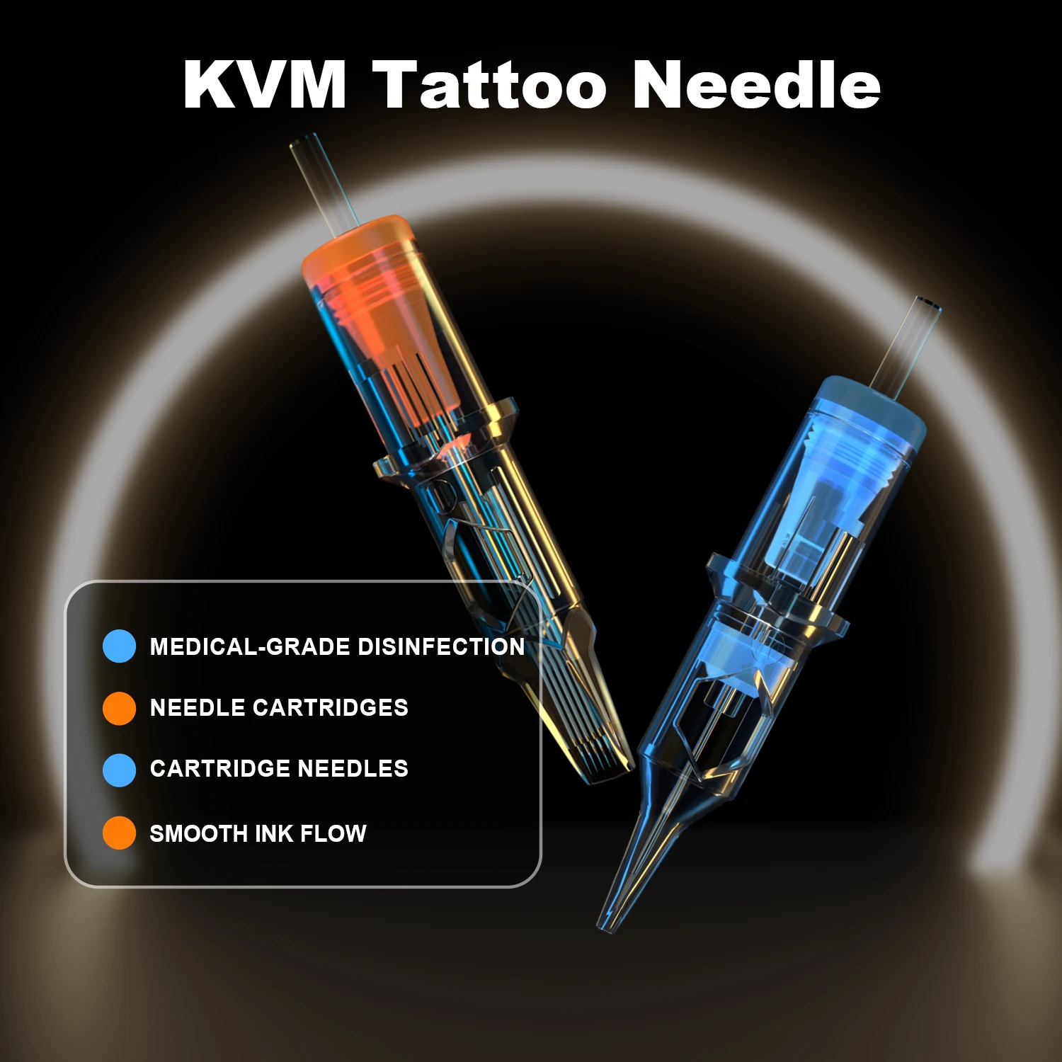 Conjunto de máquina de tatuagem sem fio KVM Kit de pistola de tatuagem Modo 7 Curso ajustável 2.4mm-4.2mm 1800mAh Potência para artistas suprimentos de tatuagem