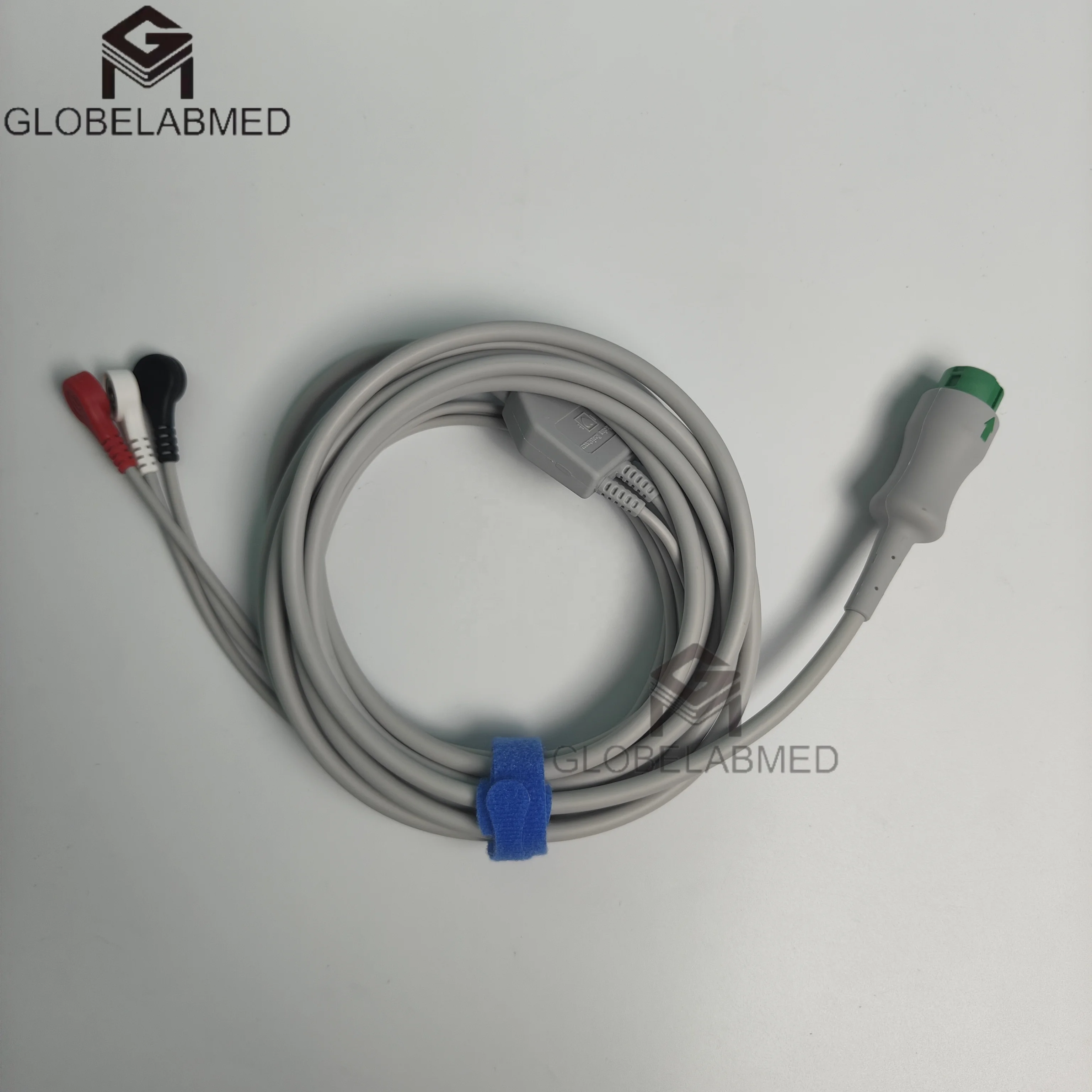 Laboratory Equipment Manufacturer 12Pin 3Lead AHA EGC Cable 040-000965-00 EA6231B Mindray uMEC iMEC For Mindray