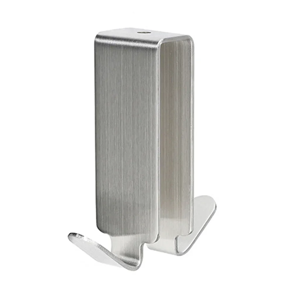 الحمام دش زجاج الباب هوك الفولاذ المقاوم للصدأ الزجاج الباب منشفة السنانير رف Bathrobe شماعات حامل نوع الظهر معلقة جدار السنانير