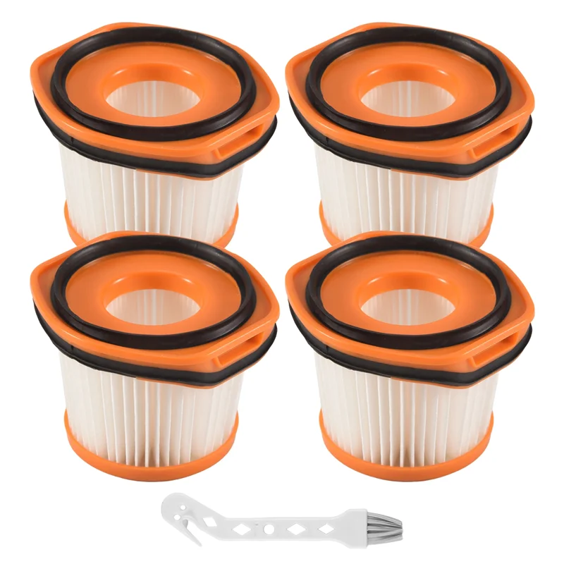 ATP3- 4 Pack Replacement Vacuum Filter For Shark Wandvac System WV360 WS620 WS630 WS632 WS632BLBRN WS632GDBRN,Part XFFWV360