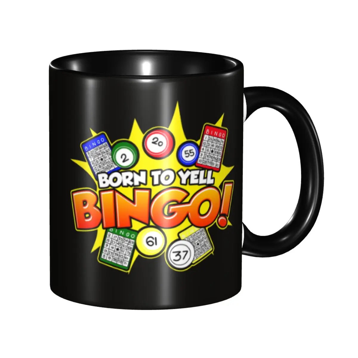 

Bingo Paper Game Coffee Mugs DIY Custom Ceramic Mug Cup Creative Gift