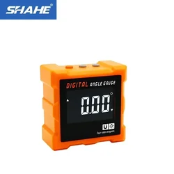 SHAHE quattro magneti laterali Digital Level Angle Finder Protractor elettronico di precisione inclinometro scatola di misurazione dell'angolo