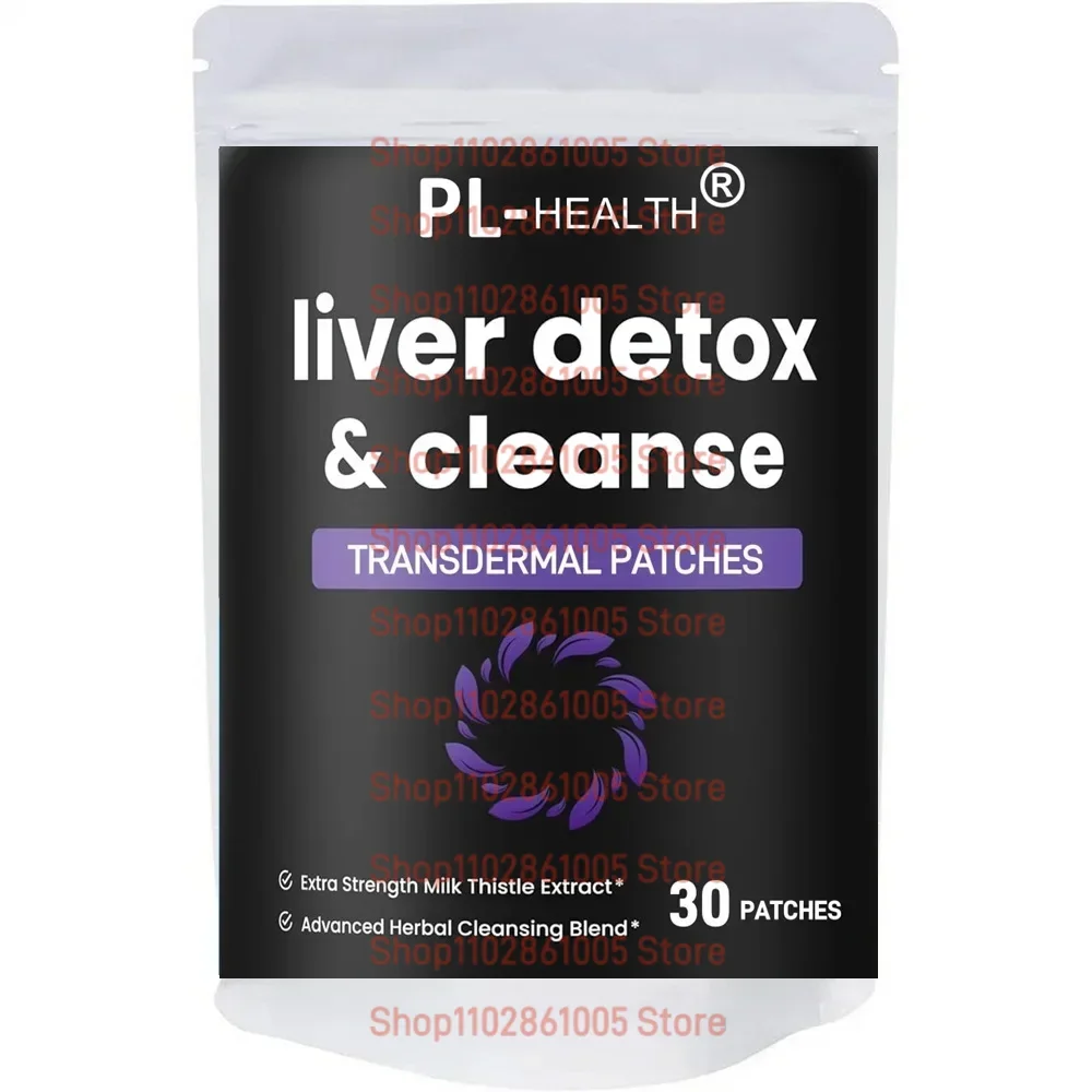 Liver Cleanse Detox & Repair Transdermal Patches Premium Liver Support - 30 Patches One Month Supply