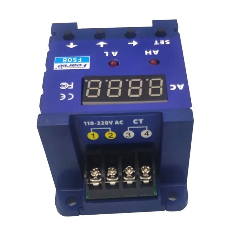 AC intelligent digital display ammeter upper and lower limit controller single-phase detection overload protection reminder