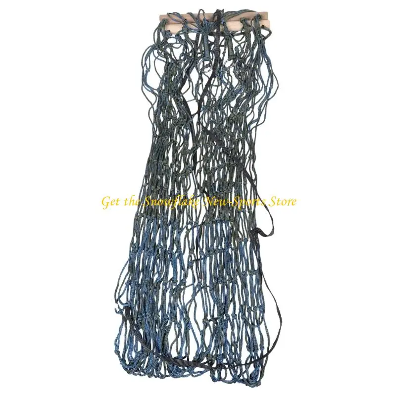 

E56D Nylons Meshes Rope Hammocks Outdoor Garden Swing Hangings Bed Portable Camping Hammock for Garden Beach Yard Travel