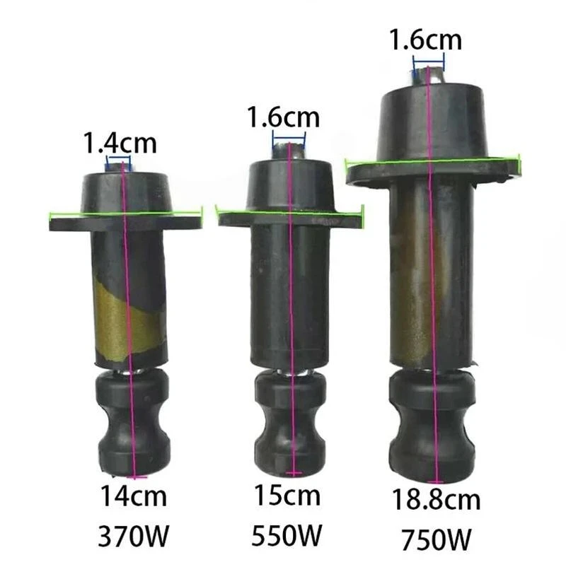 Bomba de água com parafuso autoescorvante, uso especial monofásico para uso doméstico, acessórios de haste rosqueada, bomba submersível 280 550 370w