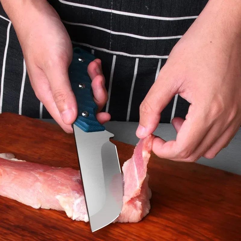 1pc fruit knife multifunctional knife, mini knife with high hardness and sharp edge, straight knife kitchen cutting knife
