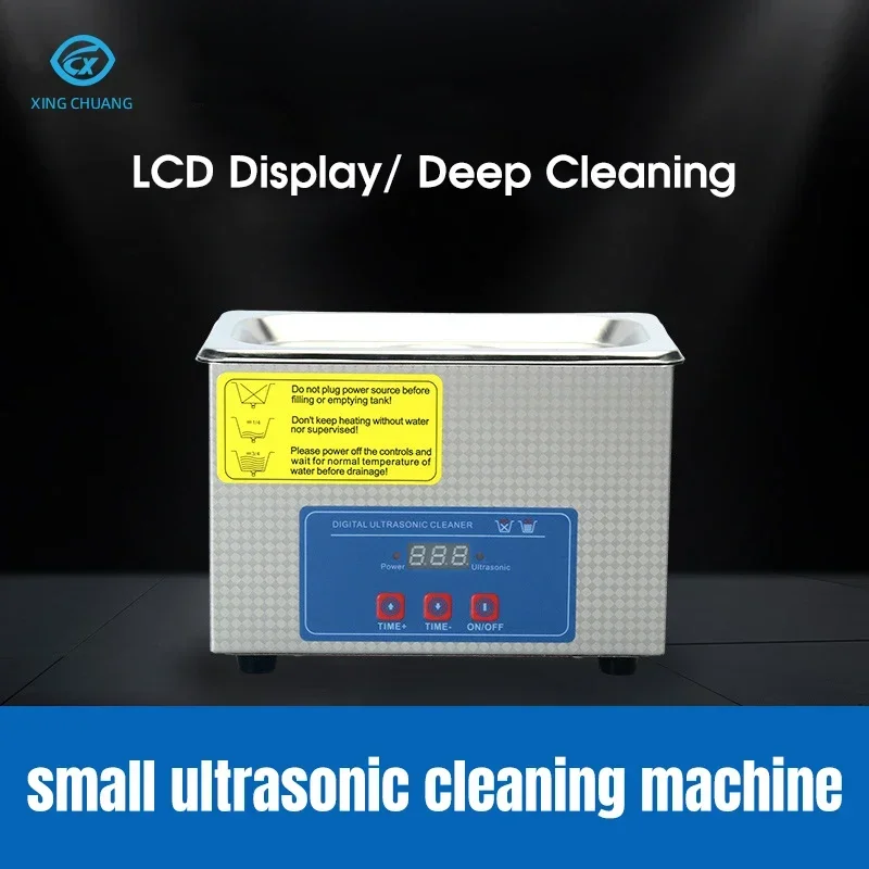 Professional Ultrasonic Cleaner  Sonic Cleaner Machine with Digital Timer and Heater for Cleaning  Glasses Watches and Jewelry