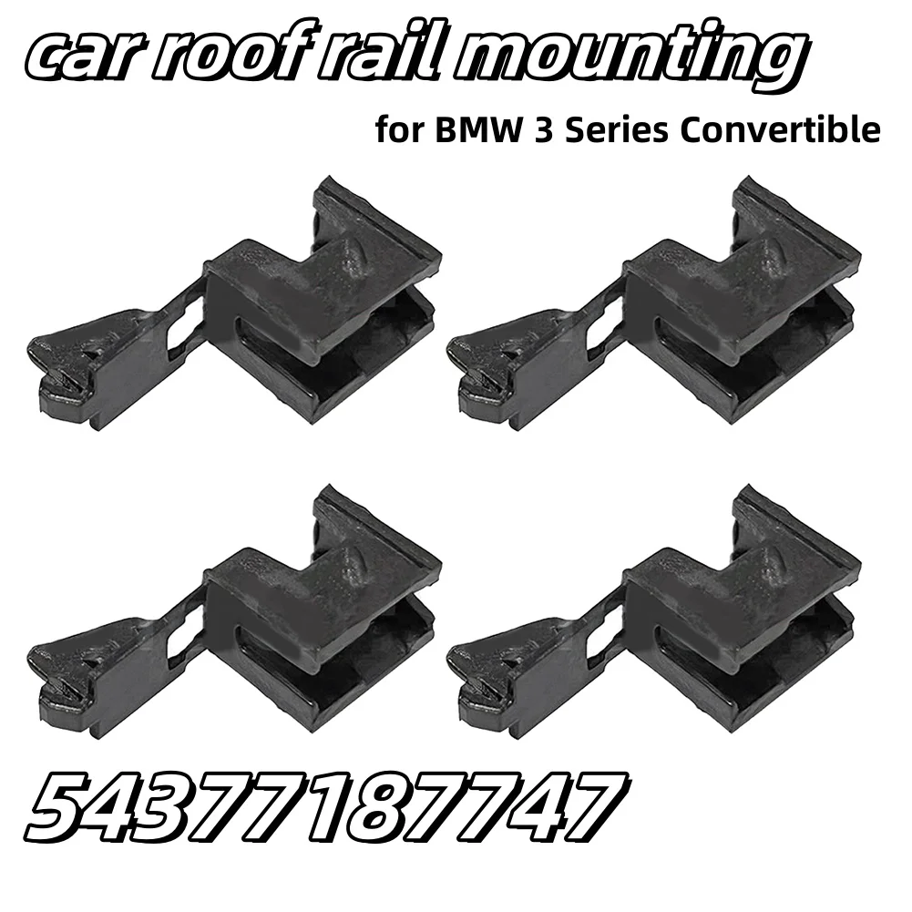 For BMW E93 335i 430i F83 F33 Convertible Roof Top Hinge Cover Clips Car Roof Rail Mount Bracket 54377187747