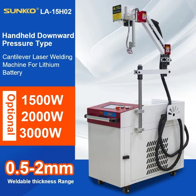 SUNKKO LA-15H02 Handheld Downward Pressure Type Lithium Battery Welding Cantilever Lase r Welding Machine for Lithium Battery