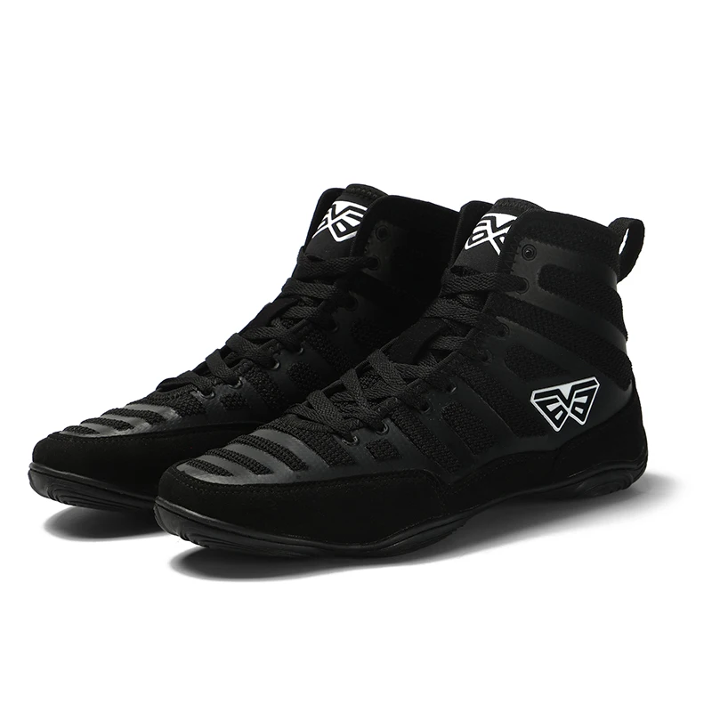 

Men High Top Boxing Wrestling Shoes Lightweight Training Sneakers