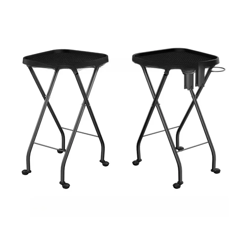 The hair cart does not occupy an area, and the foldable styling perm and dyeing car is a full set of fast-cutting