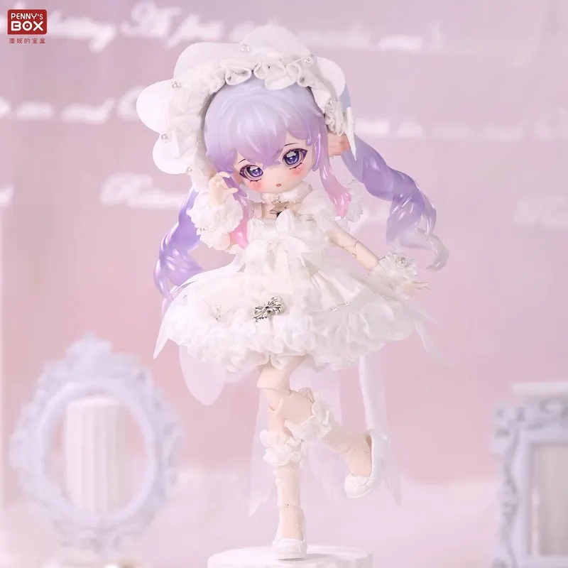 Penny'S Treasure Box Wardrobe Features New Pure White Prayer 8-Point Bjd  Baby Outfit Set Doll Accessories Collocation Clothes