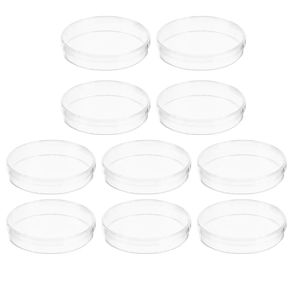 

30pcs Culture Plate Sterile Petri Dishes Lids 70mm Plastic Experiment Supplies Laboratory Classroom Teaching Chemistry Agar