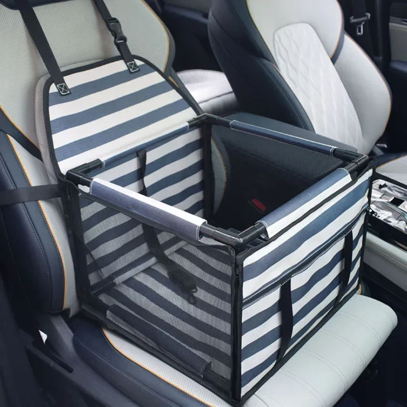 

Car pet safety seat dirty and waterproof car dog kennel pet mesh hanging bag