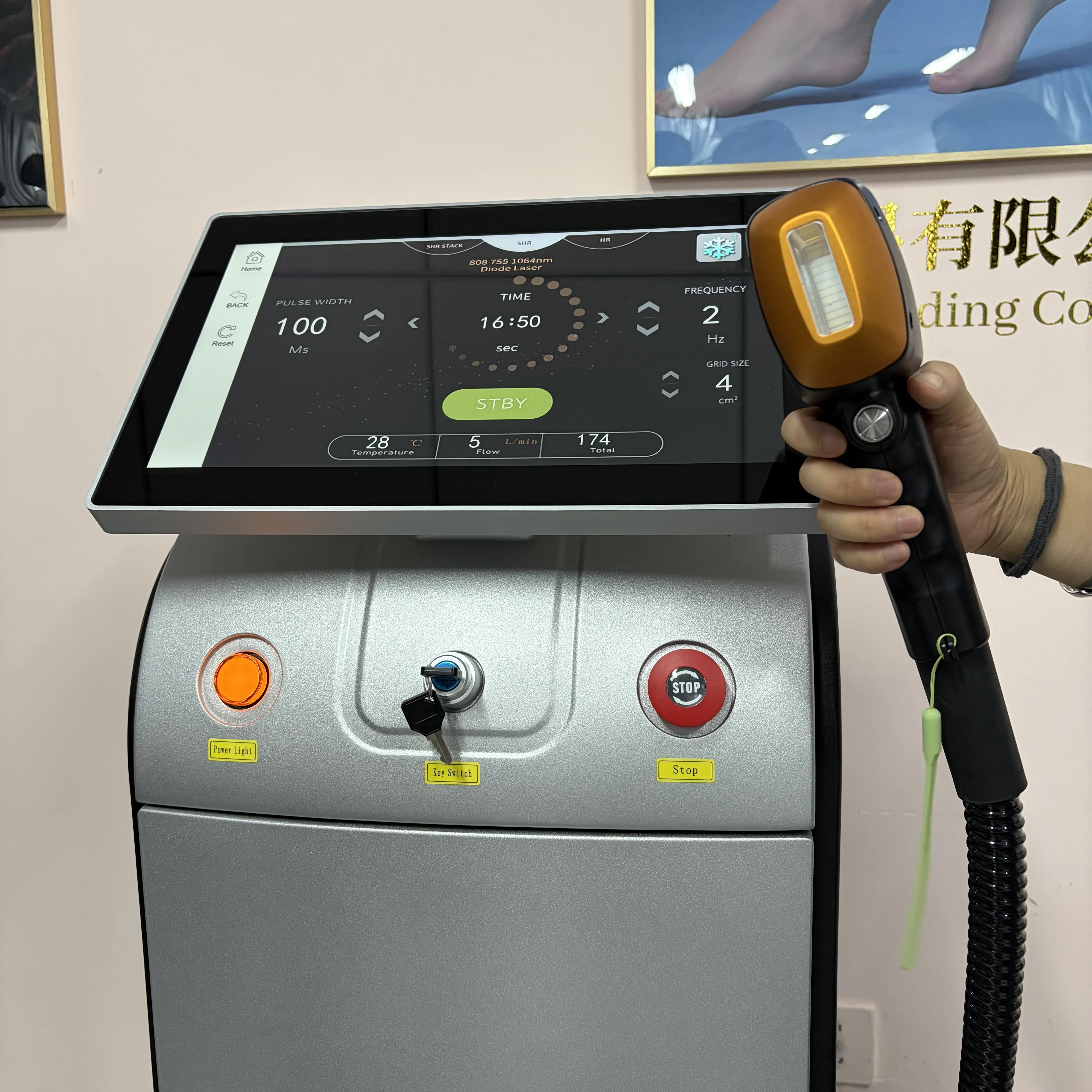 12 Bars 5000W 4 Wavelength FAC Diode laser hair removal machine CE Certified Hair Removal 755 808 940