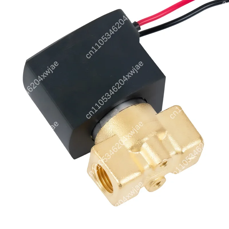 V2A Brass Mini Solenoid Valve DC24V Direct Acting Water Air Valve For Equipment