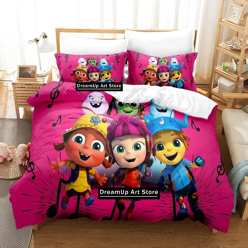 3D Print Fashion Beat Bugs Bedding Set Boys Girls Twin Queen Full Size Duvet Cover Pillowcase Bed Adult Bedroom