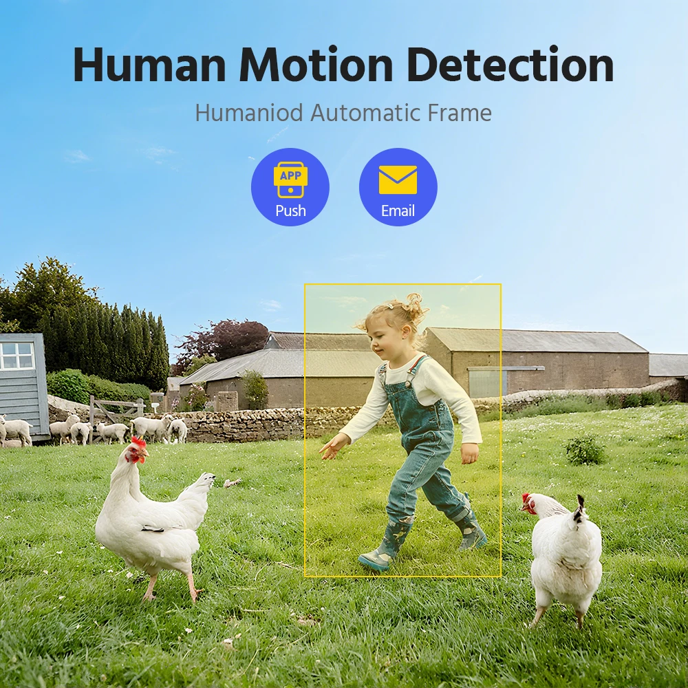 Annke 4MP zonne-beveiligingscamera's 4CH Draadloze NVR 4mm kleur nachtzichtcamera Audio 2.4G 5.8G dual-band WiFi IP Camera Buiten