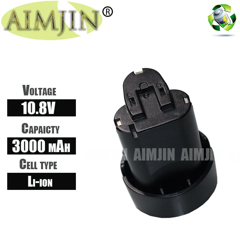 10.8V 3.0Ah Li-ion Battery For Makita Replace battery BL1013 BL1014 BL1013 BL 1014 LCT203W 194550-6 DF030D Electric tool battery