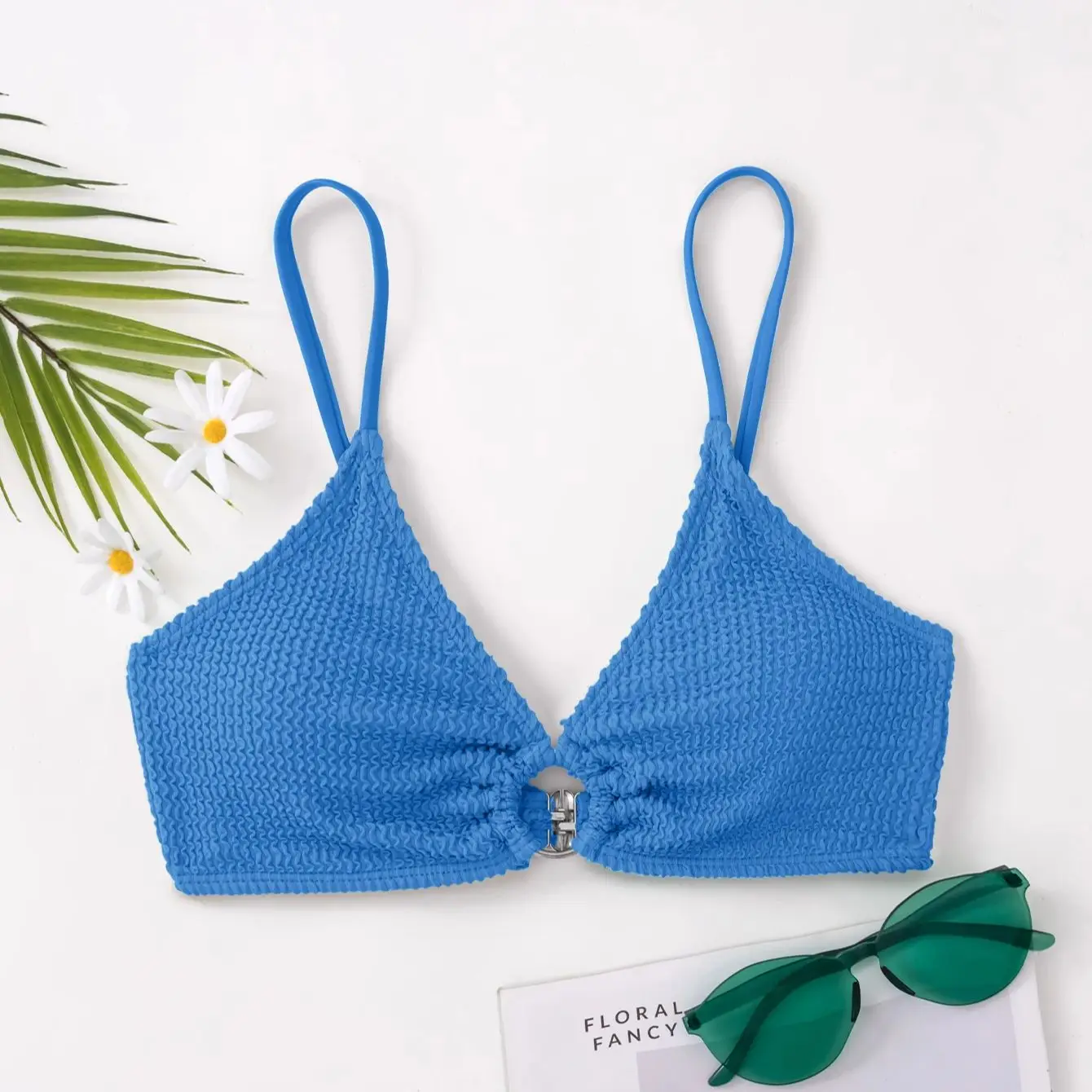 Women Swimwear Sexy Triangle Cup Bra High Cut Briefs Bikini Suit Low Waist Shorts Summer Beach Set for Women