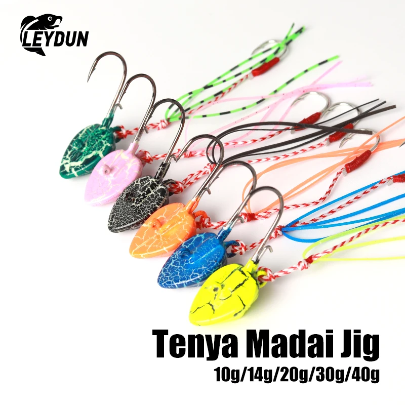 LEYDUN CONTROL PROFONDO UP Kabura Jig – Plomo Madai para agua salada desde kayak